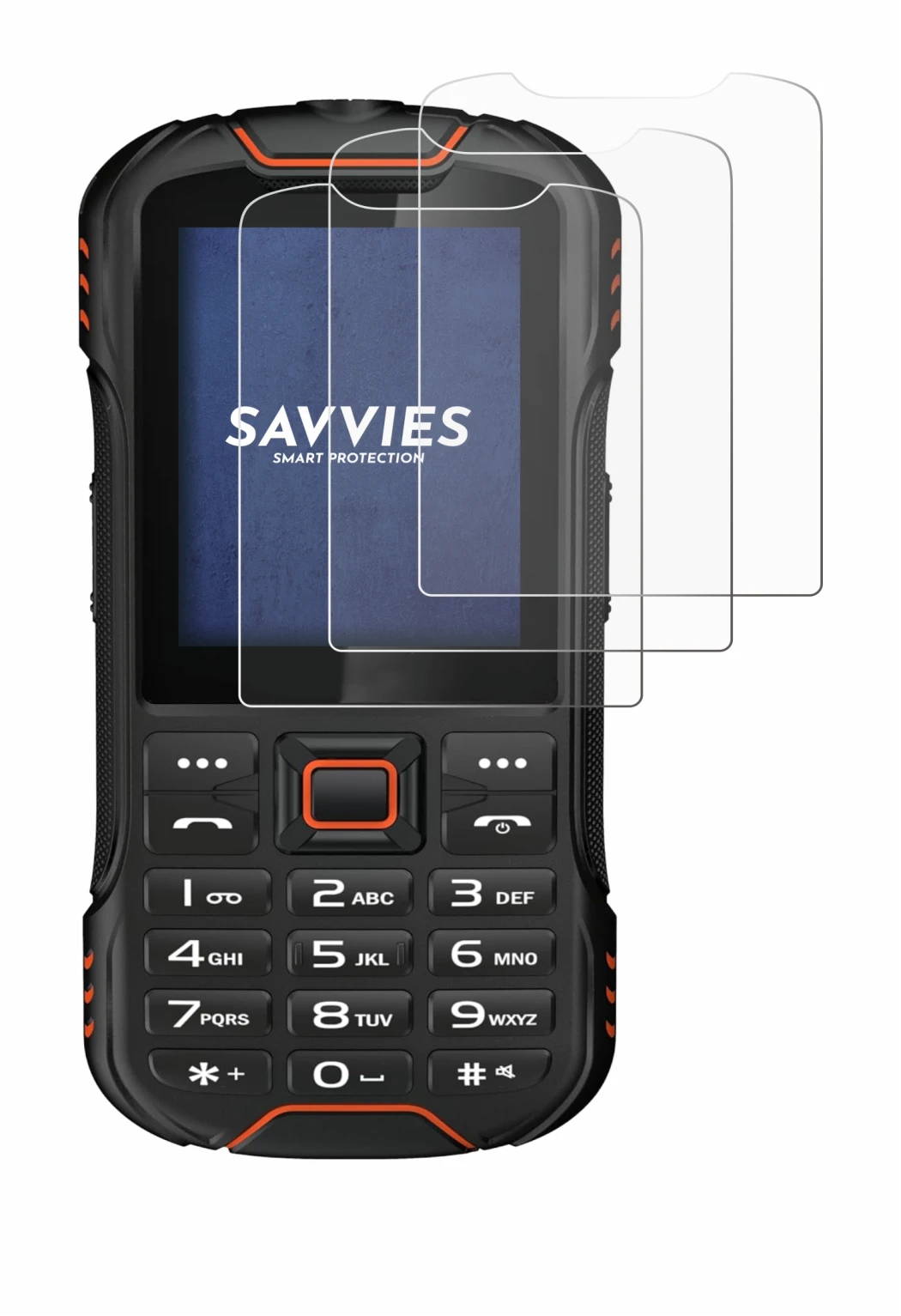 Image of the device Gigaset GLX8 with a wide variety of screen protectors.