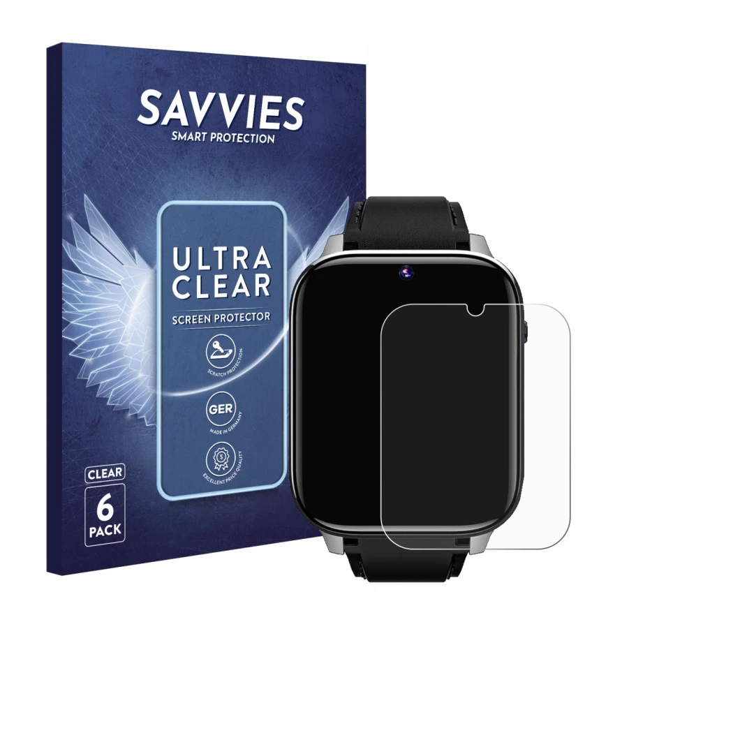 Front side of a product packaging with the brand logo Savvies. Next to it is the device Rogbid Z10 shown with the correspondin