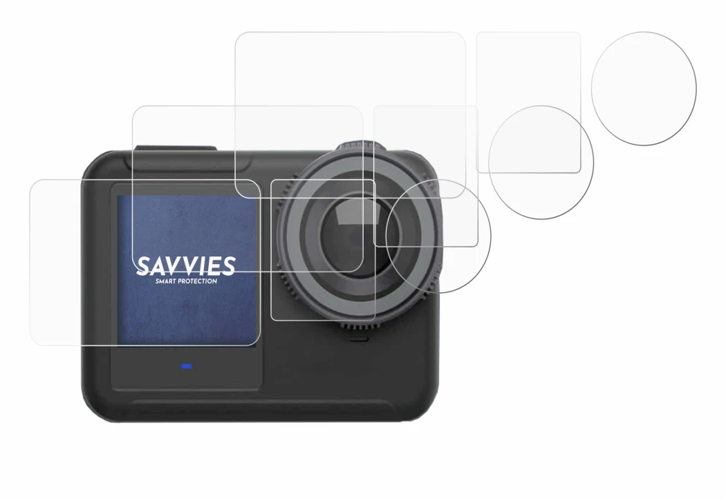 Image of the device SVBONY SVGO3 4K with a wide variety of screen protectors.