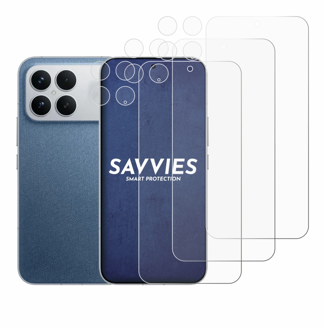 Image of the device Xiaomi Poco F8 Ultra (Front+Camera) with a wide variety of screen protectors.