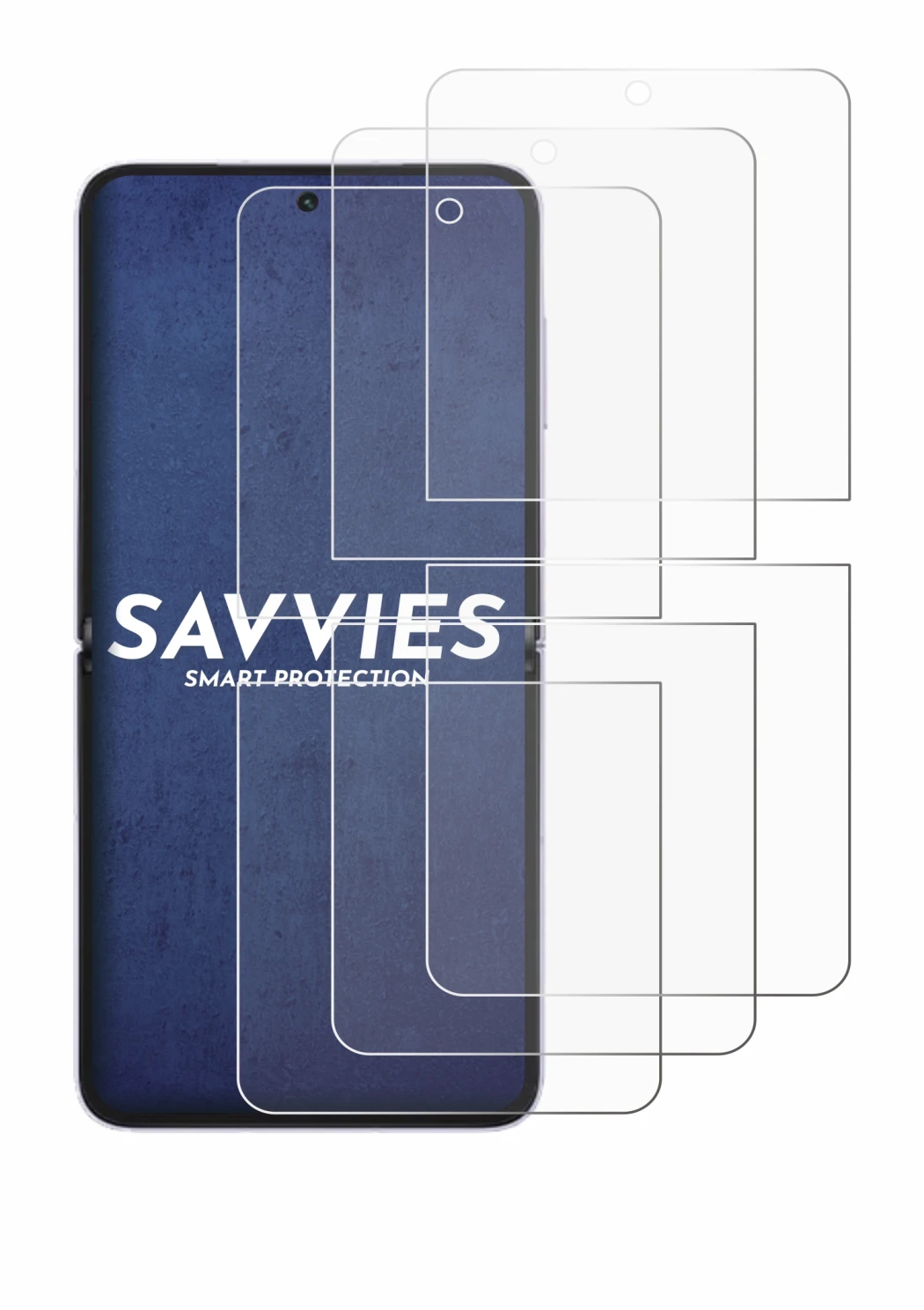 Image of the device Honor Magic V Flip 2 with a wide variety of screen protectors.