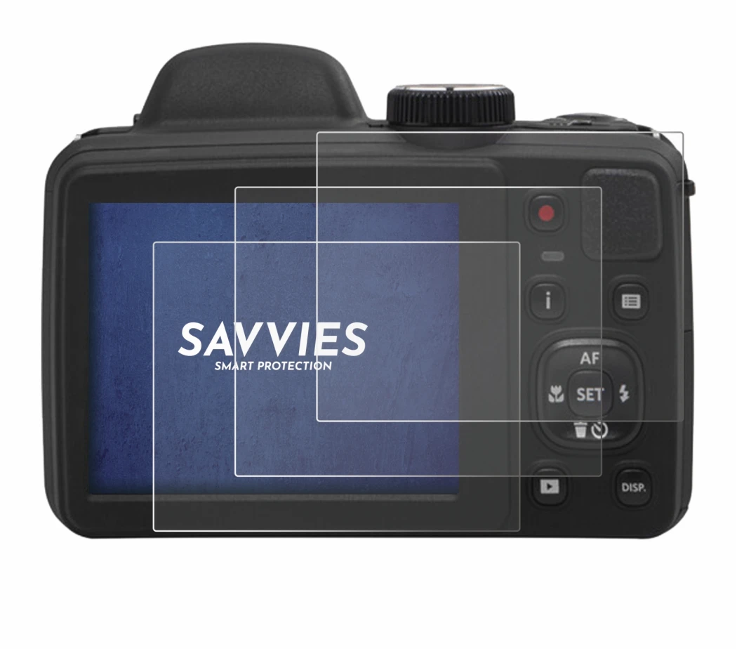 Image of the device Kodak Pixpro AZ405 with a wide variety of screen protectors.