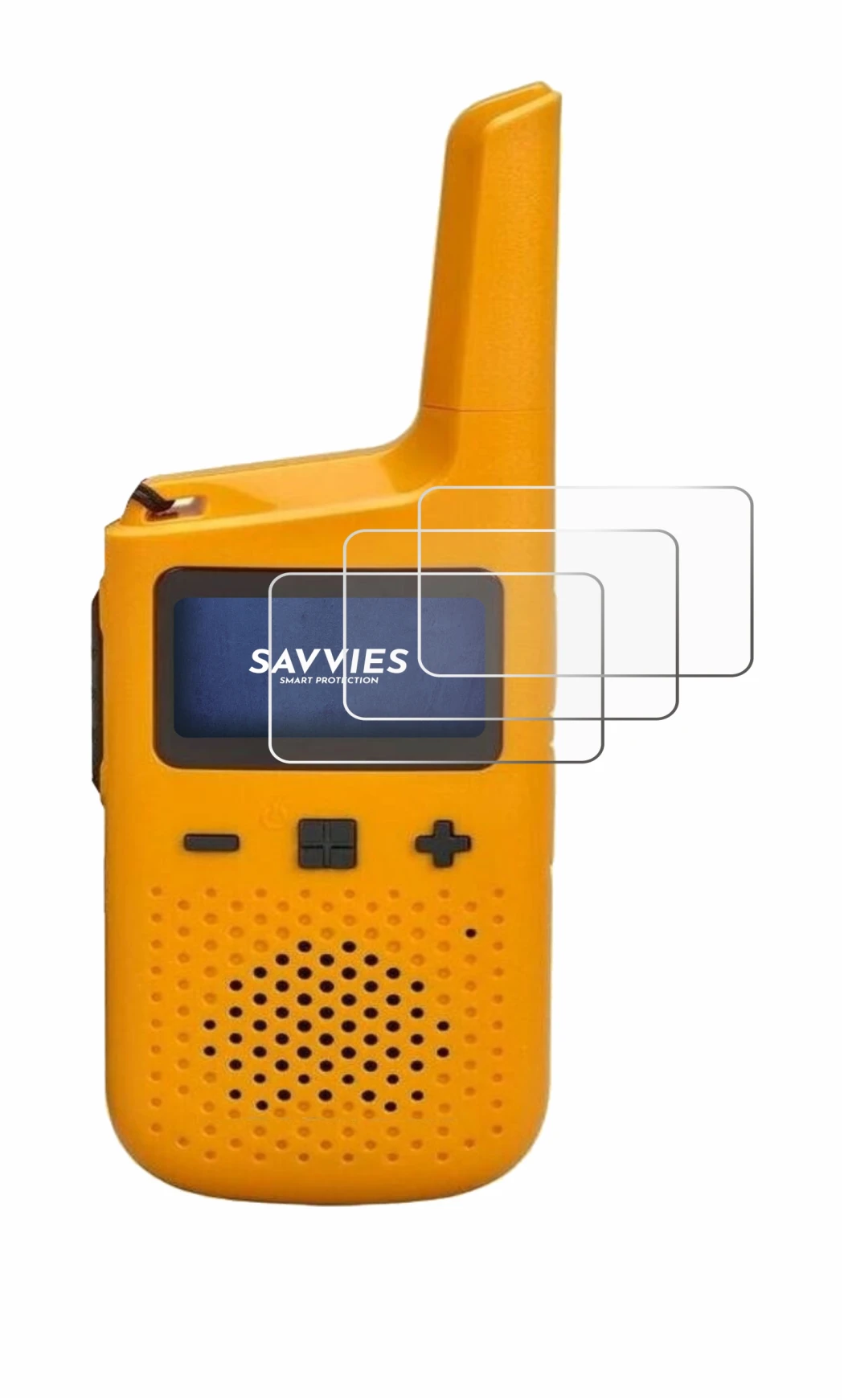 Image of the device Motorola Talkabout T72 with a wide variety of screen protectors.