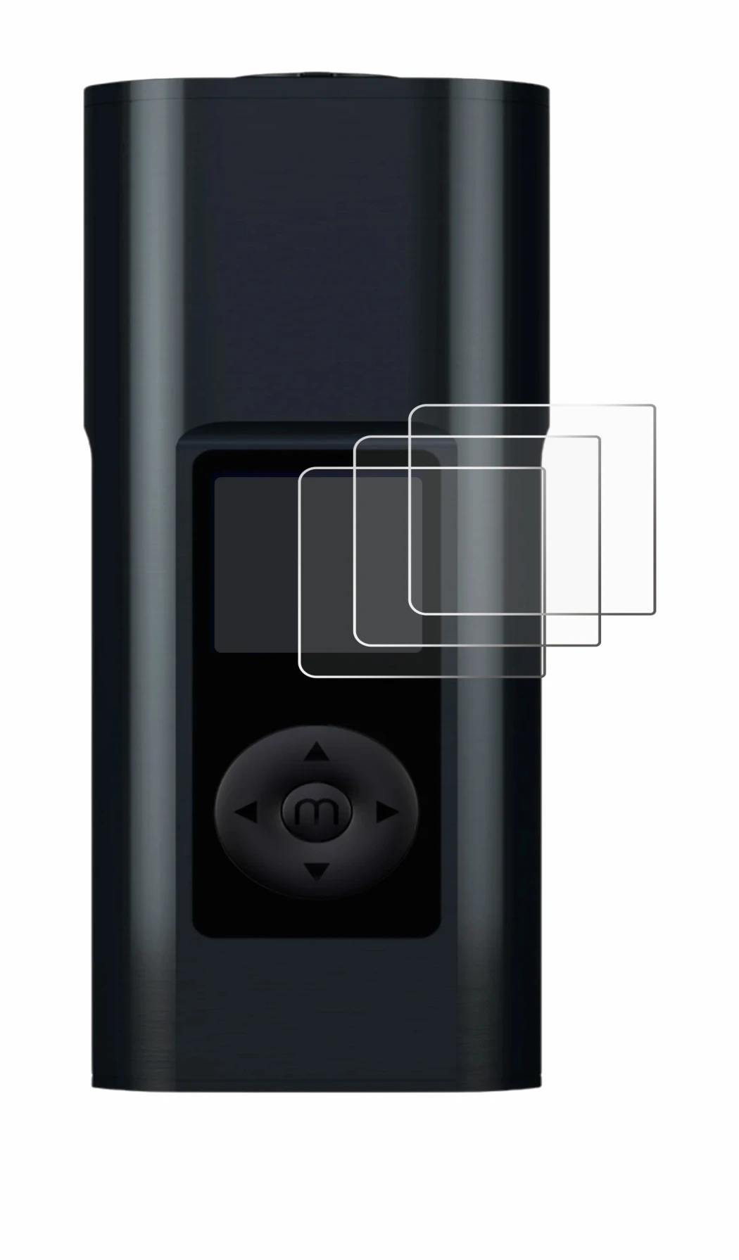 Image of the device Arizer Solo 3 V2 with a wide variety of screen protectors.