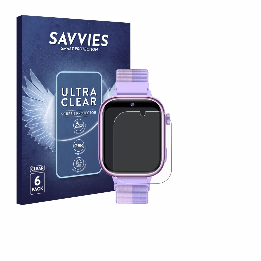 Front side of a product packaging with the brand logo Savvies. Next to it is the device Oliimptek T40 shown with the correspon