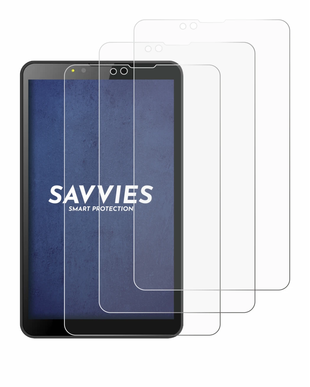 Image of the device Brave BT7X1 with a wide variety of screen protectors.