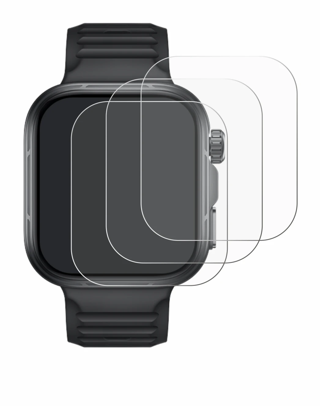 Image of the device Huawei Watch Fit 5 Pro with a wide variety of screen protectors.