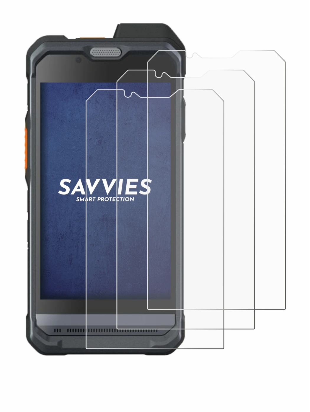 Image of the device Hytera PNC460 with a wide variety of screen protectors.