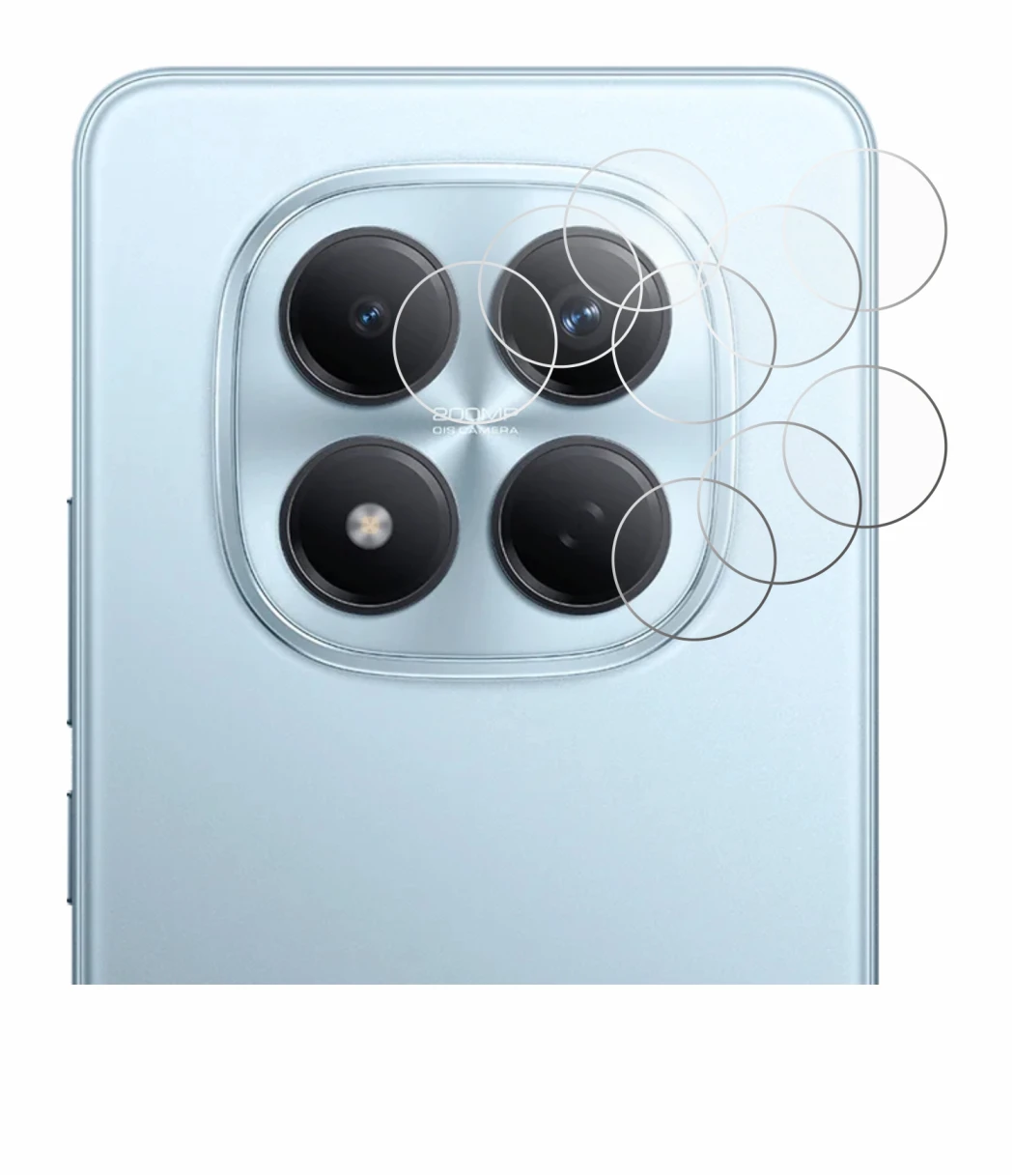 Image of the device Xiaomi Redmi Note 15 Pro 4G (ONLY Camera) with a wide variety of screen protectors.