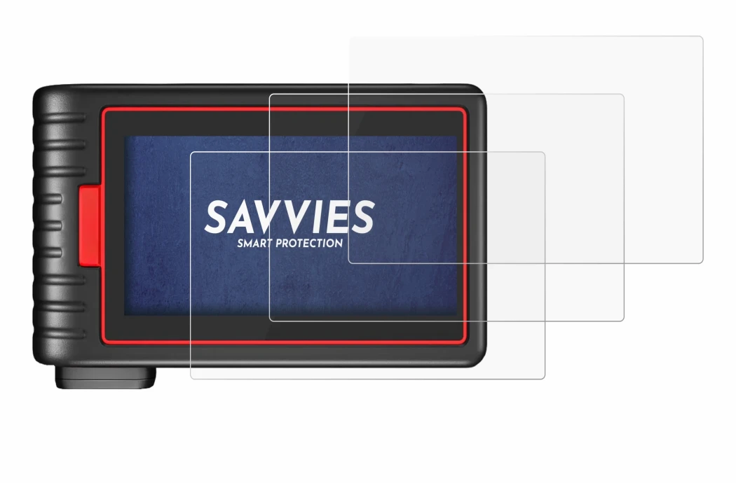 Image of the device KINGBOLEN S6 with a wide variety of screen protectors.