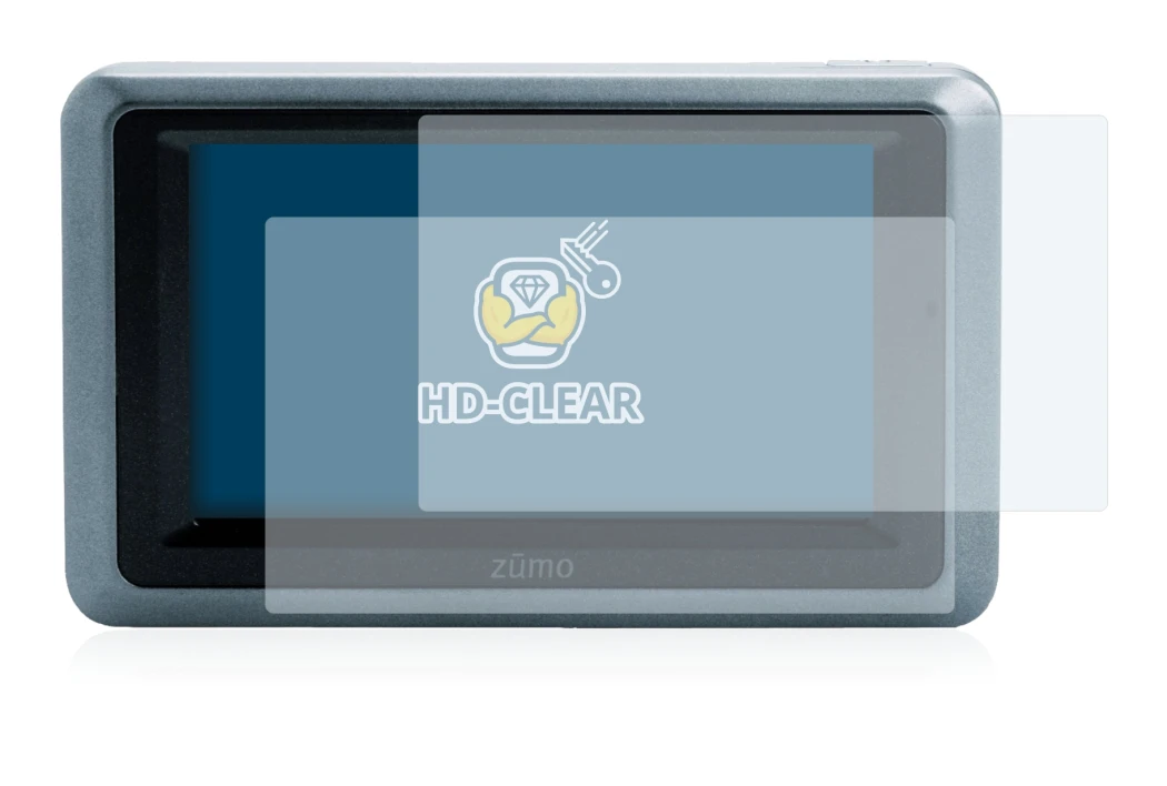 Image of the device Garmin zumo 660 with a wide variety of screen protectors.