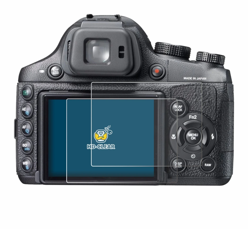 Image of the device Fujifilm FinePix X-S1 with a wide variety of screen protectors.