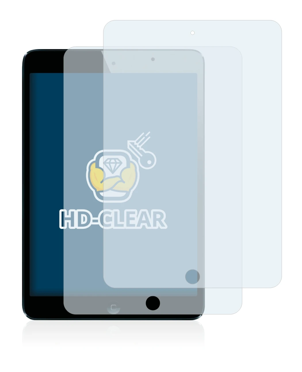 Image of the device Apple iPad Mini 1 2012 with a wide variety of screen protectors.