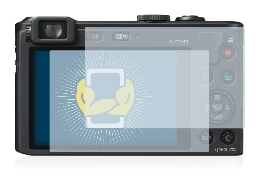 Image of the device Panasonic Lumix DMC-LF1 with a wide variety of screen protectors.