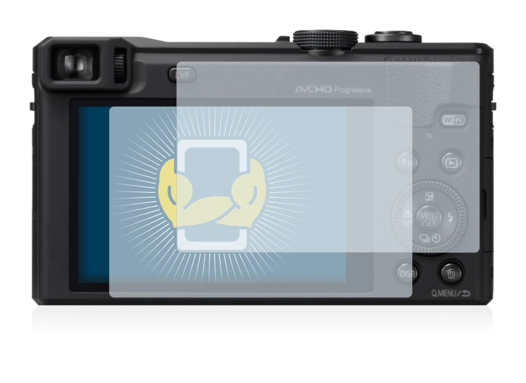 Image of the device Panasonic Lumix DMC-TZ60 with a wide variety of screen protectors.