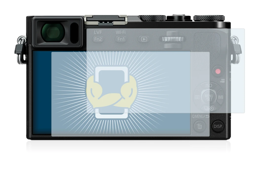 Image of the device Panasonic Lumix DMC-GM5 with a wide variety of screen protectors.
