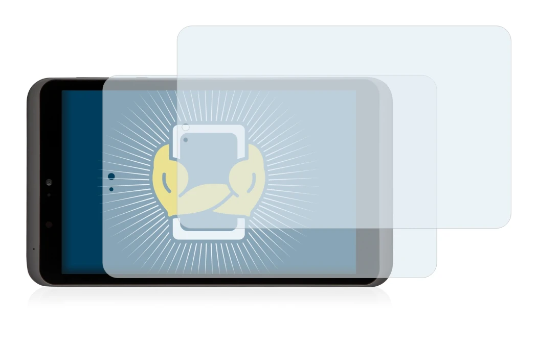 Image of the device Tesco hudl2 with a wide variety of screen protectors.