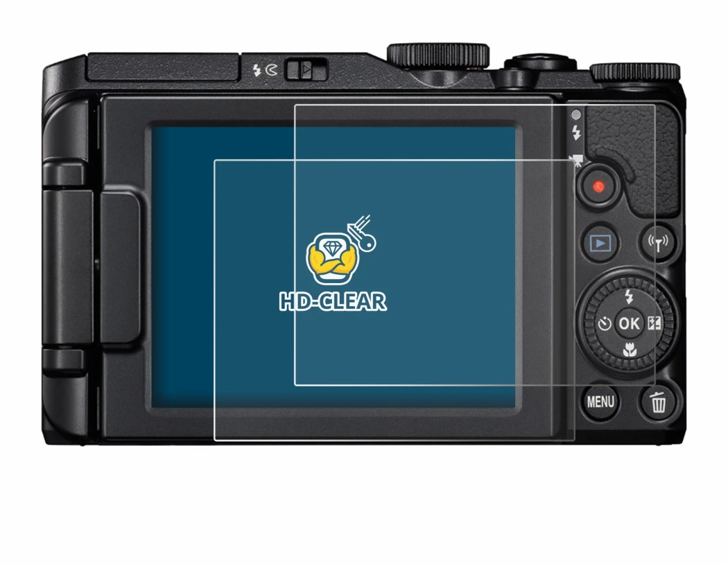 Image of the device Nikon Coolpix S9900 with a wide variety of screen protectors.