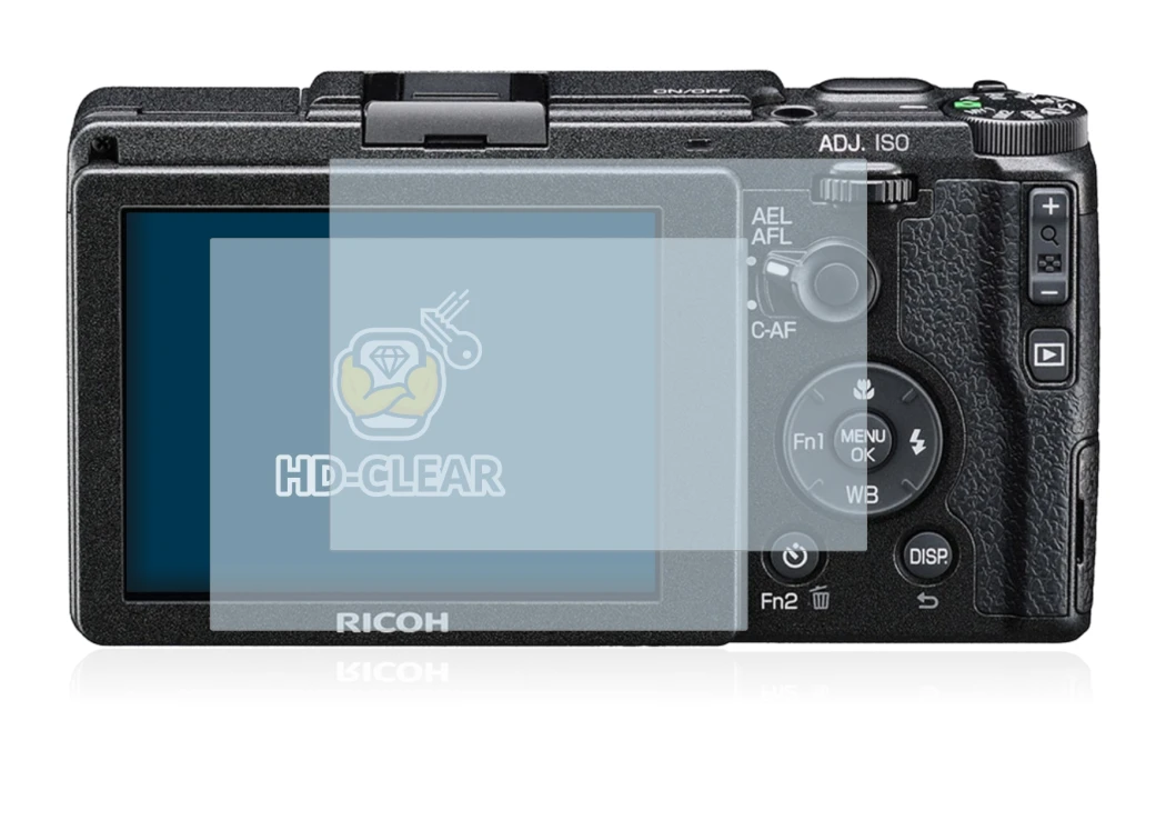 Image of the device Ricoh GR II 2015 with a wide variety of screen protectors.