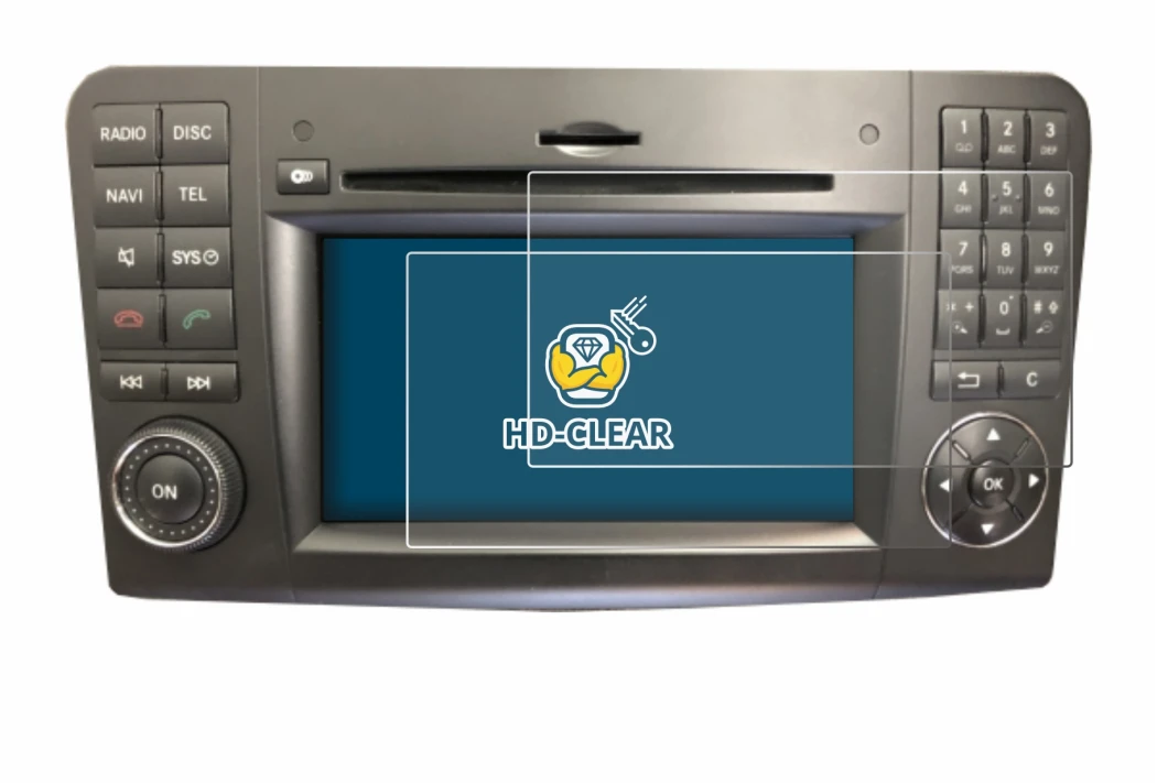 Image of the device Mercedes-Benz Comand APS 2.5 with a wide variety of screen protectors.