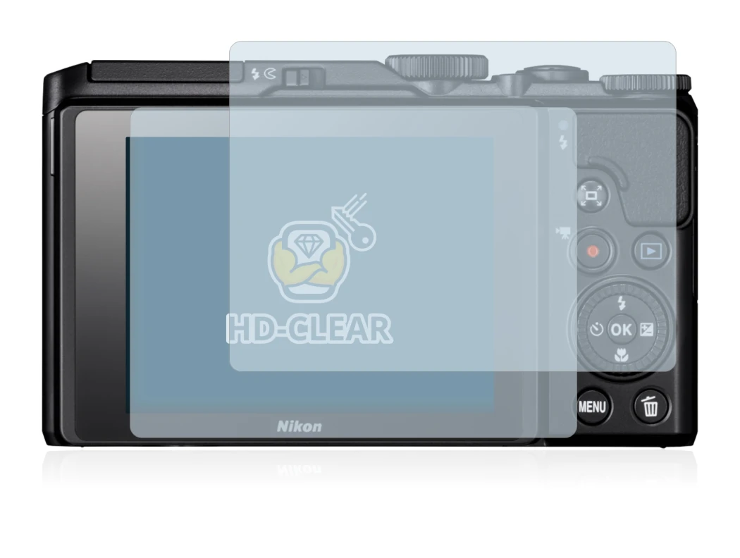 Image of the device Nikon Coolpix A900 with a wide variety of screen protectors.