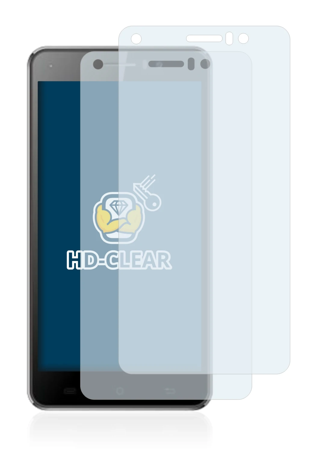 Image of the device Cubot Rainbow with a wide variety of screen protectors.