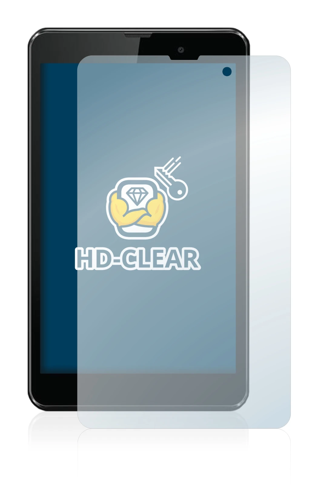 Image of the device Allview Viva H801 with a wide variety of screen protectors.