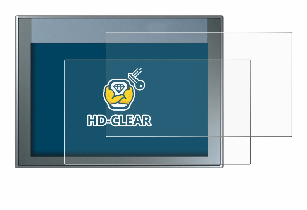 Image of the device Siemens Simatic HMI KTP 700 Basic with a wide variety of screen protectors.