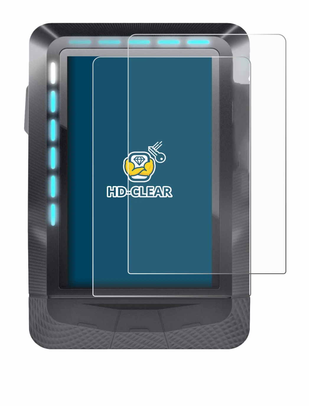 Image of the device Wahoo Elemnt GPS with a wide variety of screen protectors.