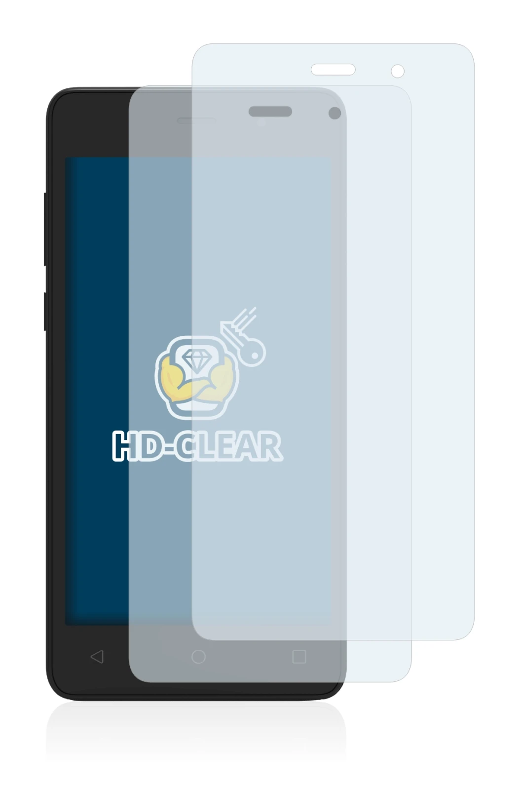 Image of the device Archos 45d Platinum with a wide variety of screen protectors.