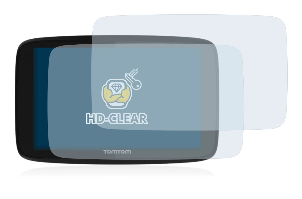 Image of the device TomTom GO 520 with a wide variety of screen protectors.