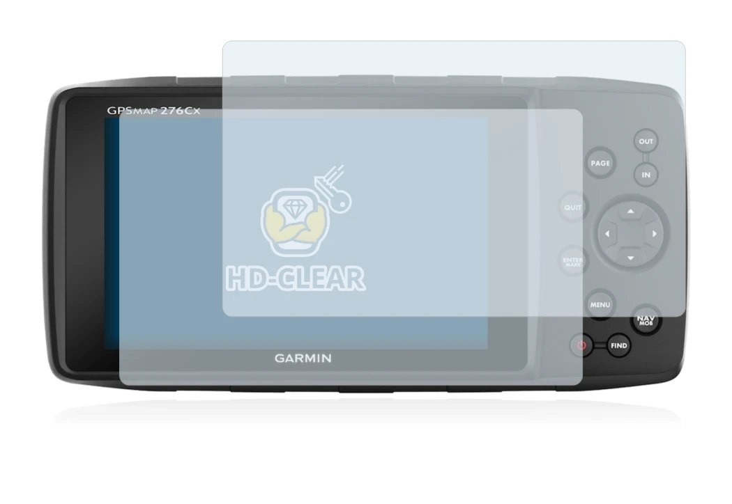Image of the device Garmin 276Cx with a wide variety of screen protectors.