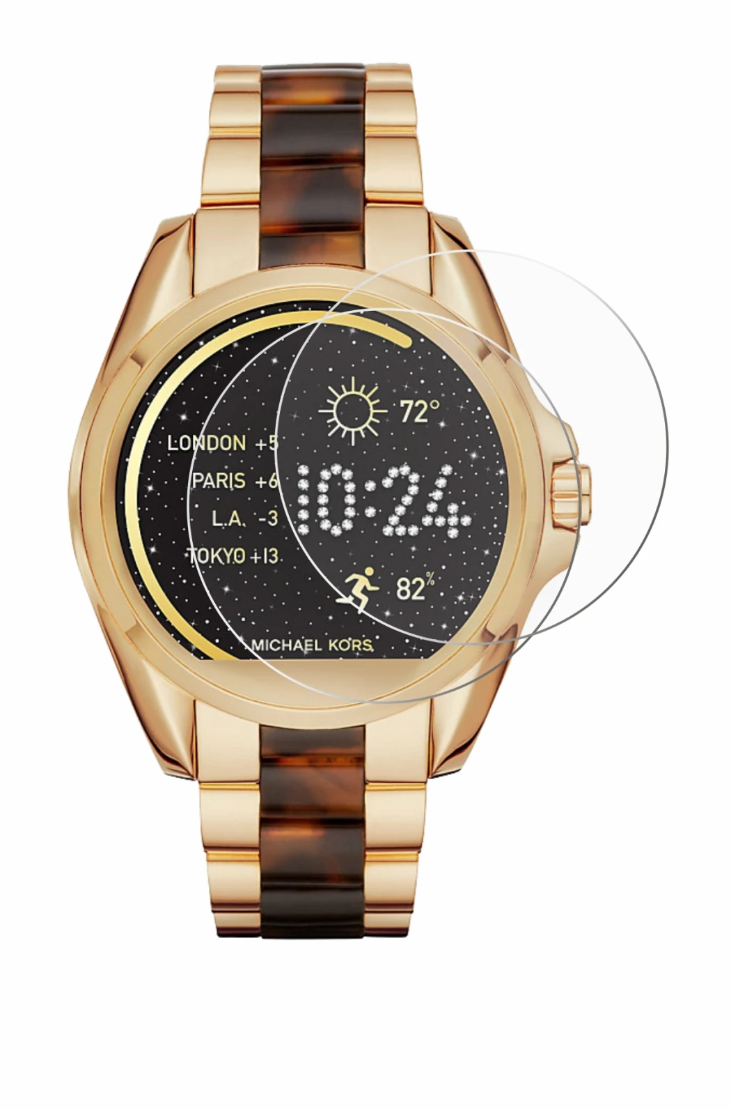 Image of the device Michael Kors Access Bradshaw with a wide variety of screen protectors.