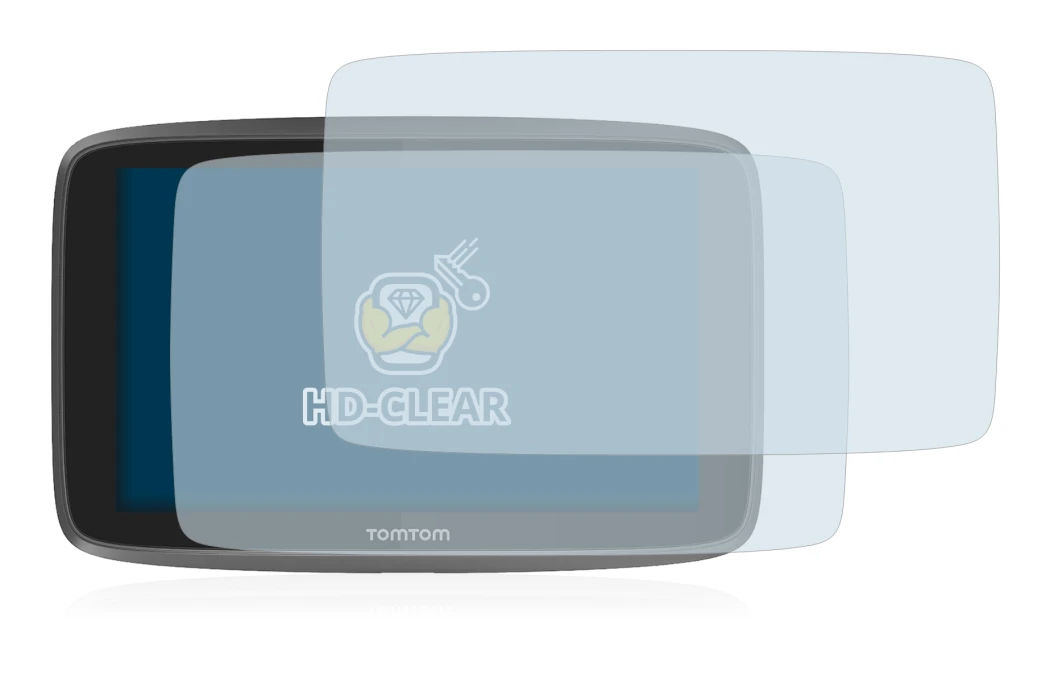 Image of the device TomTom Go 6200 with a wide variety of screen protectors.