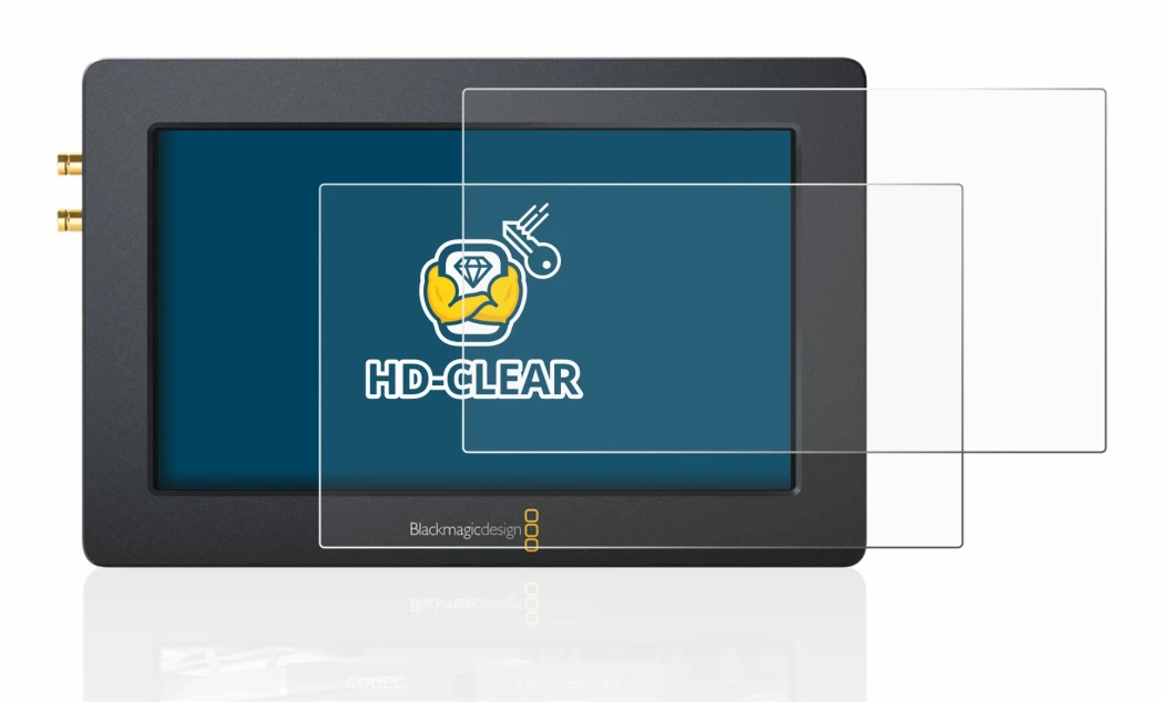 Image of the device Blackmagic Design Video Assist (5.0) with a wide variety of screen protectors.