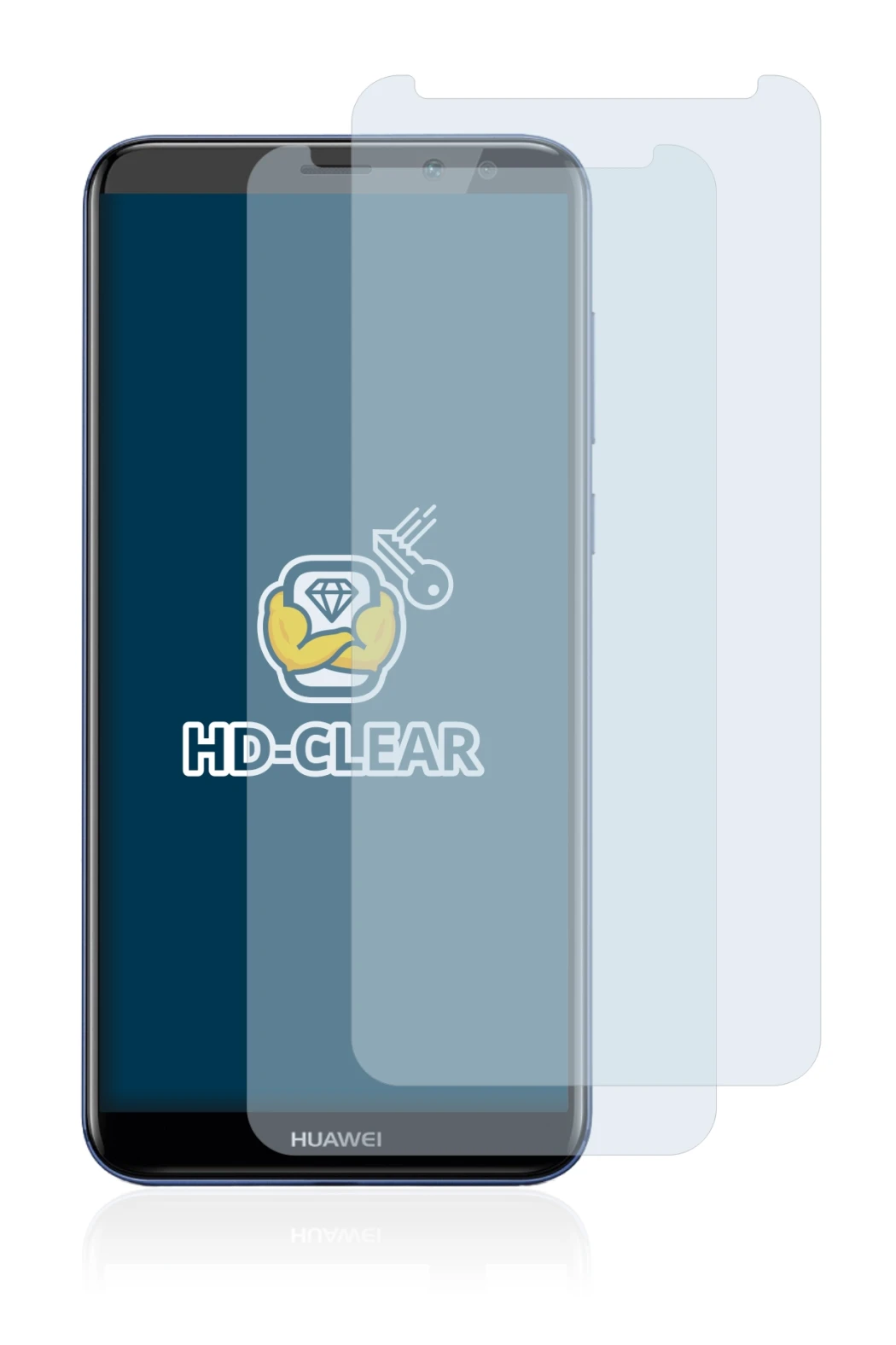 Image of the device Huawei Mate 10 Lite with a wide variety of screen protectors.