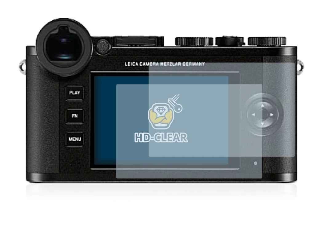 Image of the device Leica CL with a wide variety of screen protectors.
