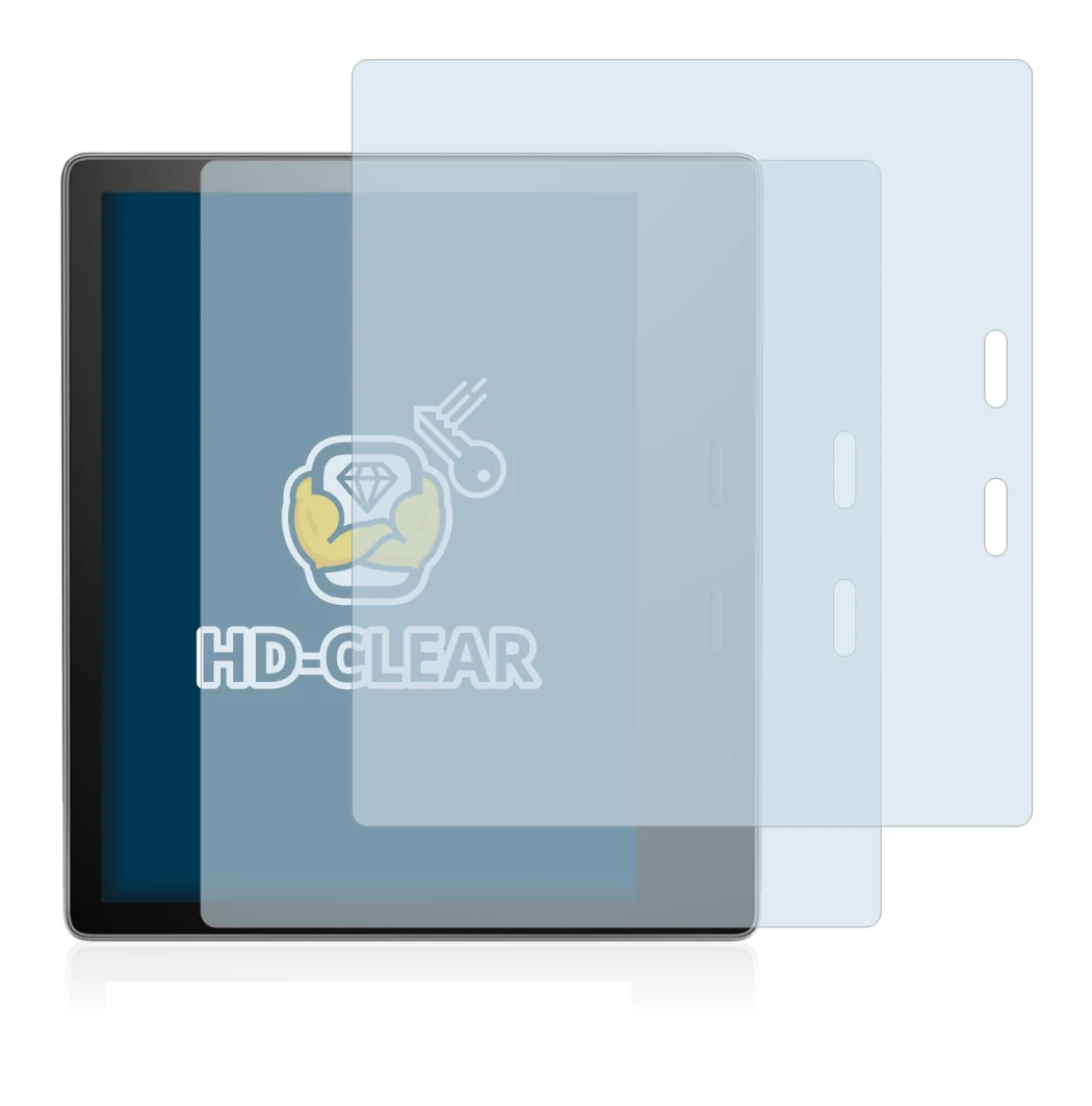 Image of the device Amazon Kindle Oasis 2017 (9th Gen.) with a wide variety of screen protectors.