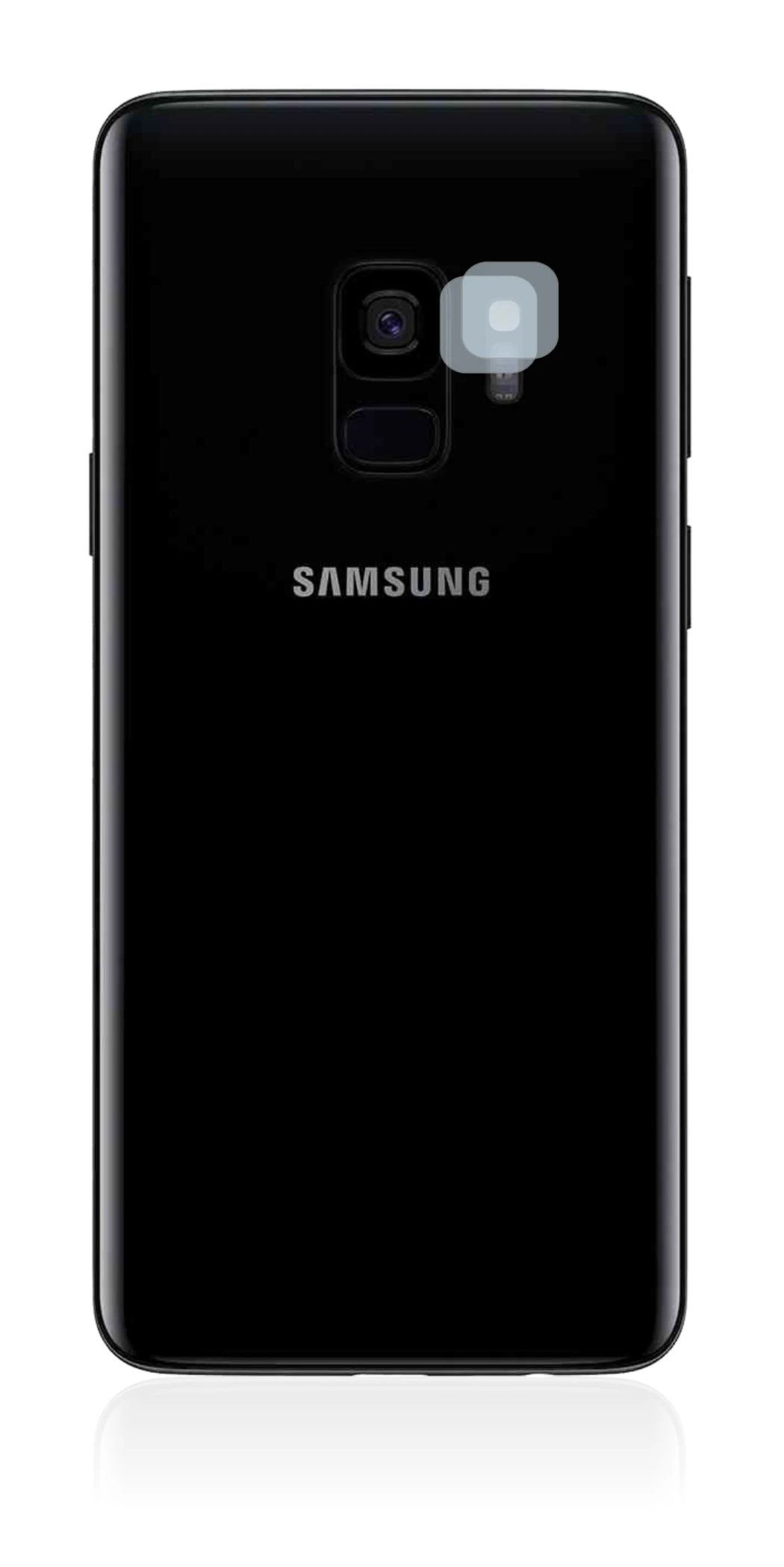 Image of the device Samsung Galaxy S9 (ONLY Camera Lens) with a wide variety of screen protectors.