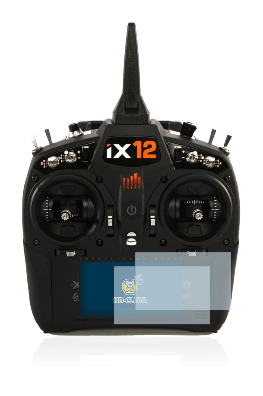 Image of the device Spektrum IX12 with a wide variety of screen protectors.