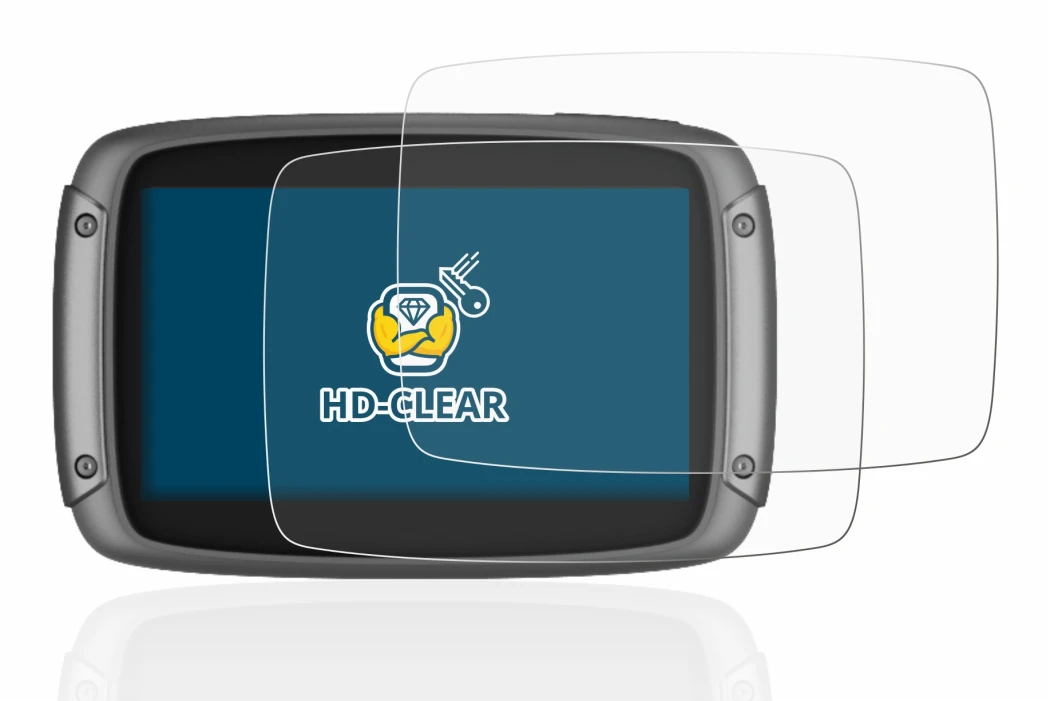 Image of the device TomTom Rider 550 with a wide variety of screen protectors.