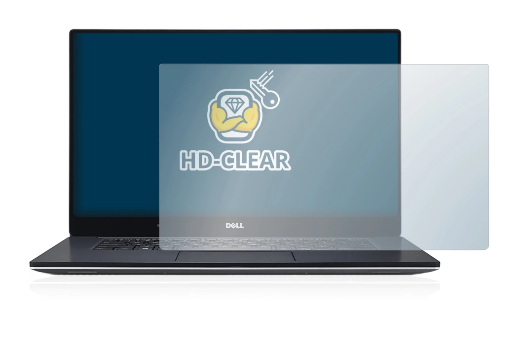 Image of the device Dell XPS 15 9560 with a wide variety of screen protectors.