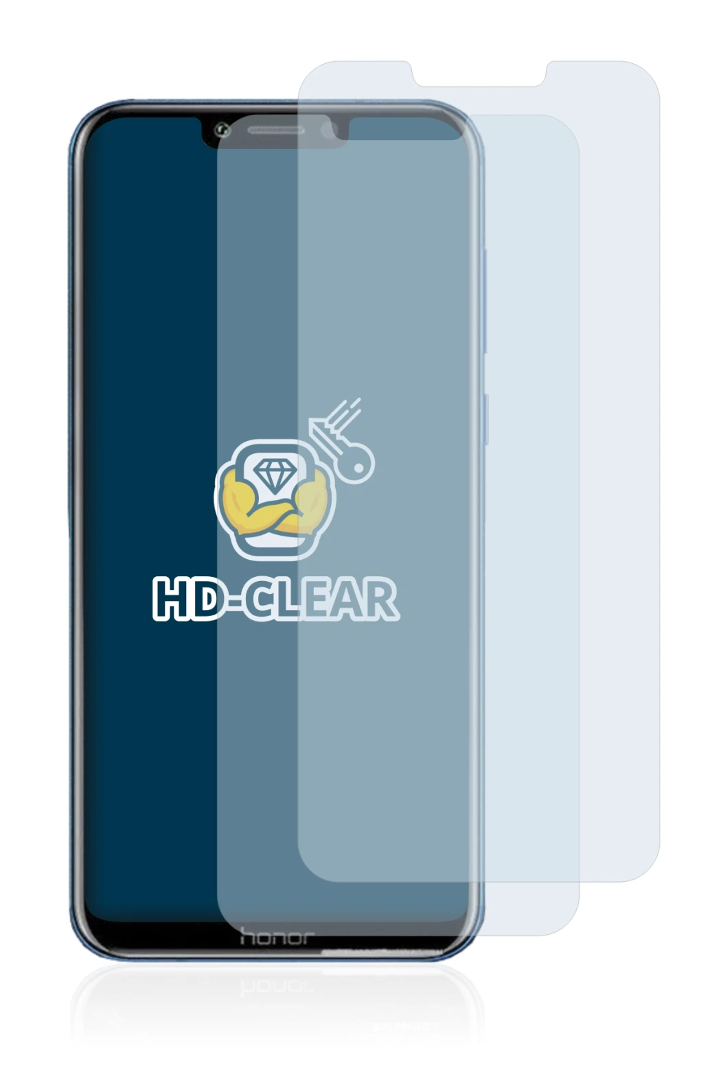 Image of the device Honor Play with a wide variety of screen protectors.