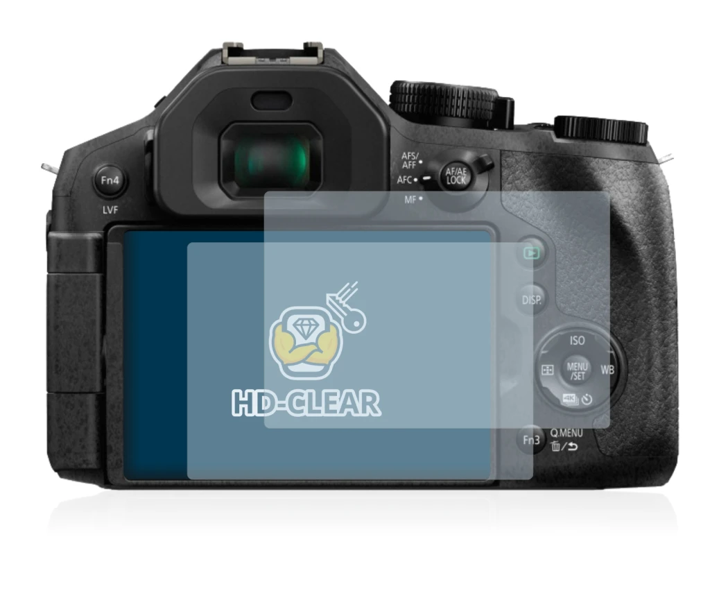 Image of the device Panasonic Lumix DMC-FZ330 with a wide variety of screen protectors.