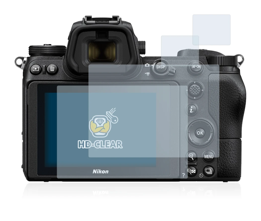 Image of the device Nikon Z 6 with a wide variety of screen protectors.