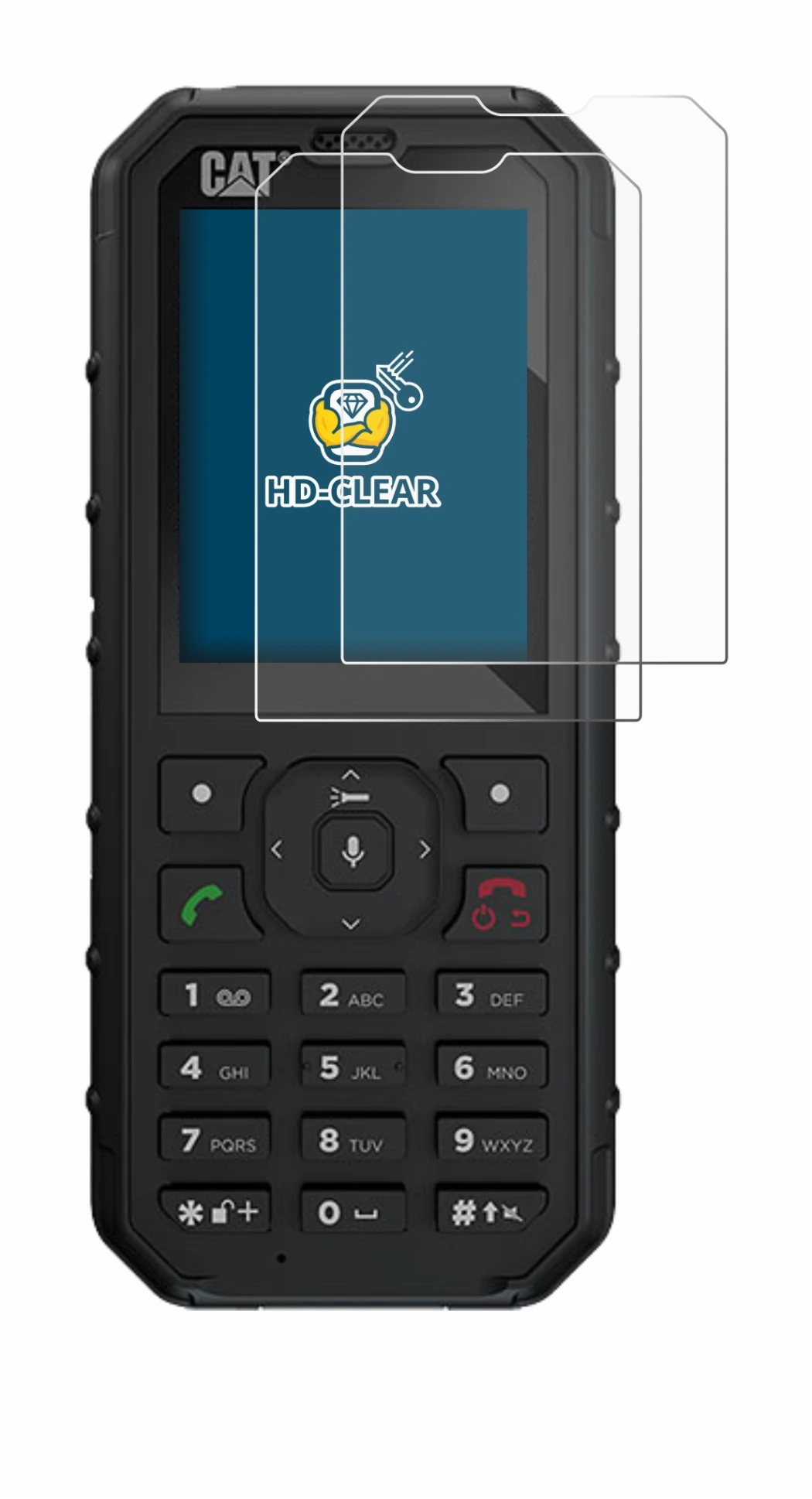 Image of the device Caterpillar Cat B35 with a wide variety of screen protectors.