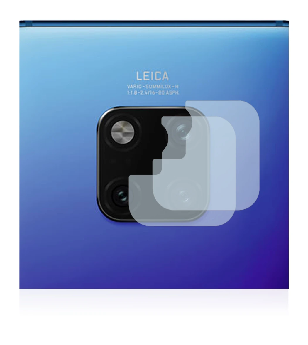 Image of the device Huawei Mate 20 Pro (ONLY Camera Lens) with a wide variety of screen protectors.