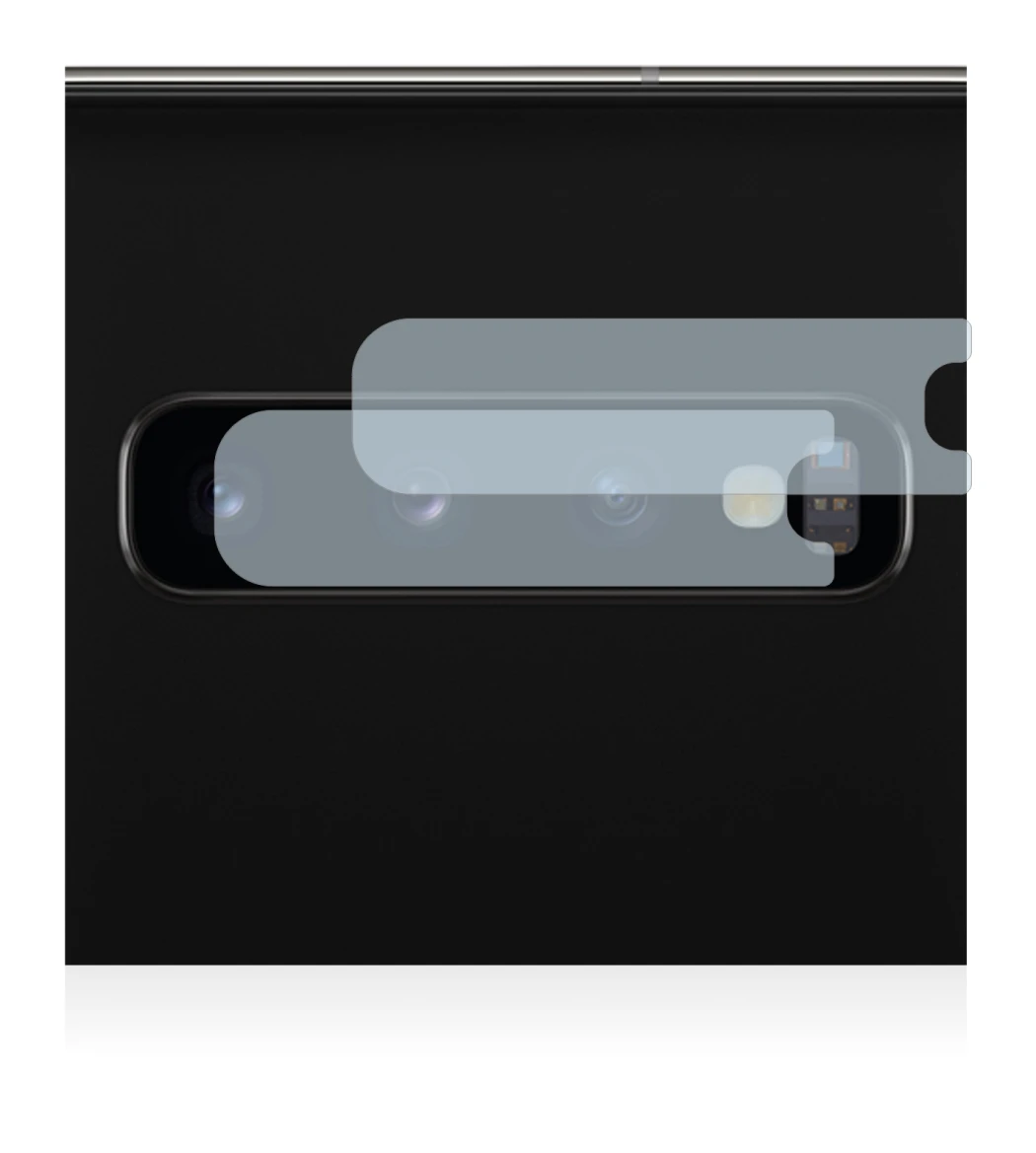 Image of the device Samsung Galaxy S10 (ONLY Camera Lens) with a wide variety of screen protectors.