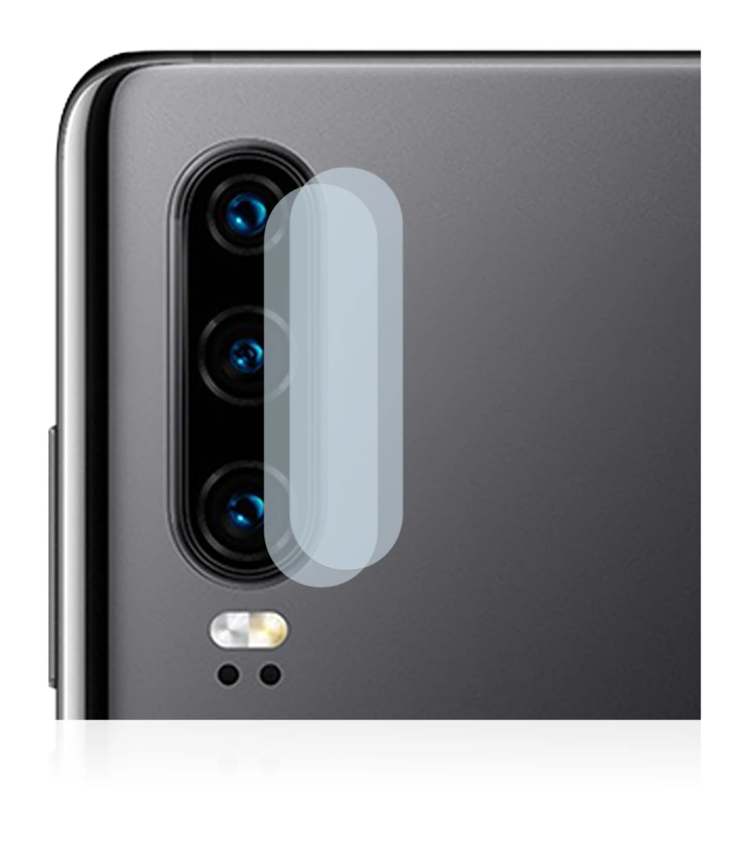 Image of the device Huawei P30 (ONLY Camera Lens) with a wide variety of screen protectors.