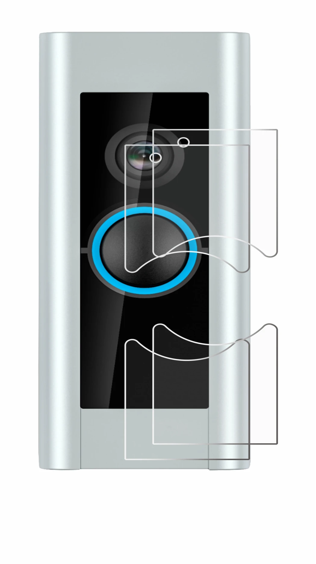 Image of the device Ring Video Doorbell Pro (Version 2) with a wide variety of screen protectors.